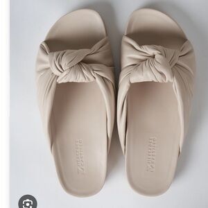 Mercedes Castillo 8 Elegant Cream Women's Slide Sandals